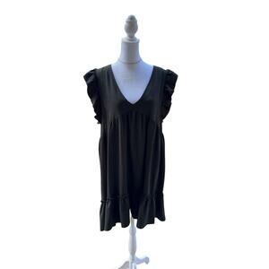 Altar'd State Women Dress Extra Large Flowy Boho Goth Romantic Babydoll Empire